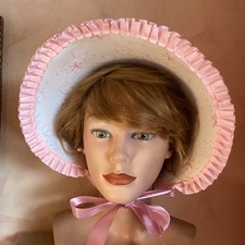 Schute z.Biedermeierkleid,Hut z.Western,Krinolinenkleid,Südstaaten,BW,bestickt