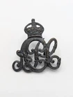 British Army,  WW1 Era, Army Pay Corps Cap Badge. Vintage Military Kings Crown
