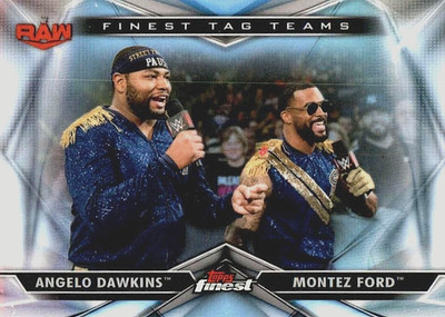 2020 Topps Finest WWE - Finest Tag Teams Montez Ford / Angelo Dawkins #TT-2