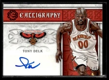 L53,417 - 2016-17 Panini Excalibur Calligraphy Autographs #CALTD Tony Delk /149