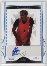 2022-23 Leaf Trinity Holo Platinum 4/25 JJ Taylor #BA-JJT Auto s1i