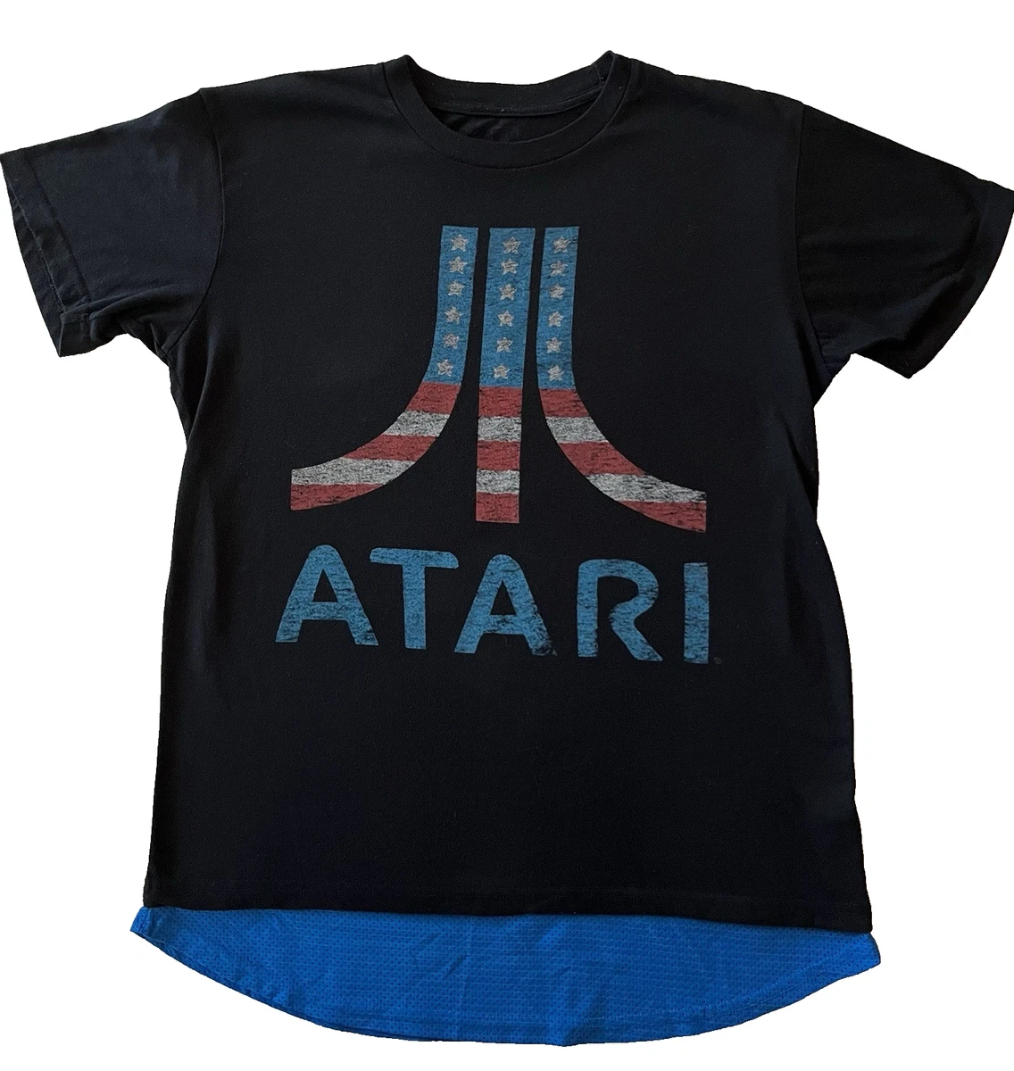 T-shirt Atari Rétro - Homme - Coton, Manches Courtes, Col Rond - Taille L