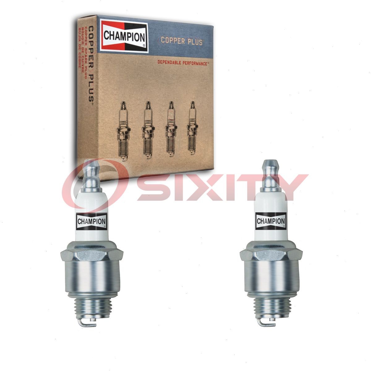2 pc Champion Copper Plus 868-1 Spark Plugs for RJ19LM 92161 799876 6787 aq