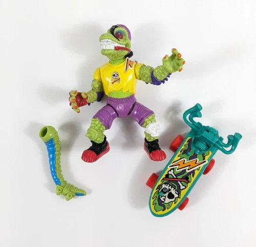 TMNT Action Figures Vintage MONDO GECKO Used COMPLETE Good Condition 1990