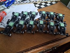 12 AFX STYLE JOHNNY LIGHTNING PULL BACK CHASSIS FOR HO SLOT CARS FREE SHIPPING