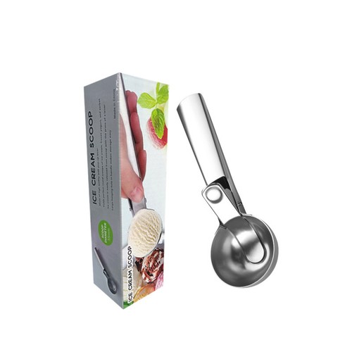 304 stainless steel ice cream scoop, ice cream spoon, ice ball digger - Picture 9 of 23