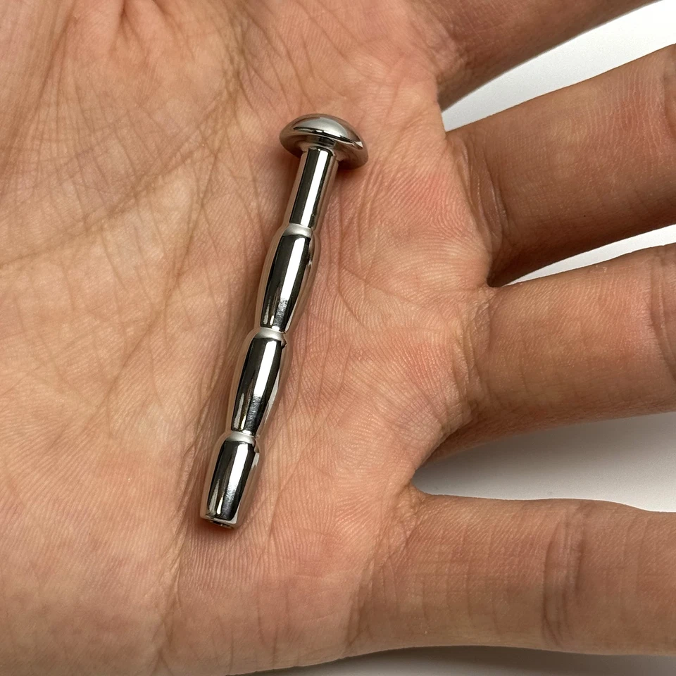 Catéteres Sonidos Huecos Pene Tapones Acero Inoxidable 50mm 10 Tamaño Uretra Enchufe SM Foto 4 de 4
