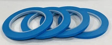 (4) Scotch High Temperature Fine Line Vinyl Tape 1/4" x 36 yd 5.4 mil 4737S