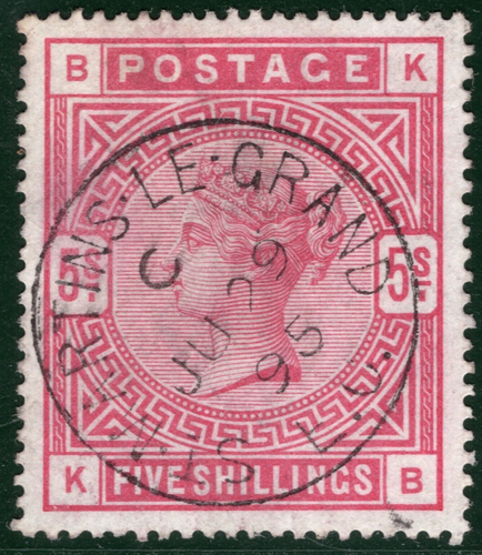 GB QV High Value SG.180 5s Super*ST MARTIN'S LE GRAND* CDS 1895 Cat £250+ REDG91 - 第 1/6 張圖片