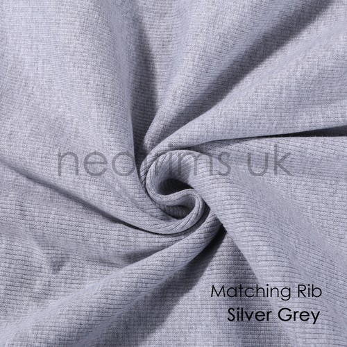 Sweatshirt Fabric Heavy Brushed Jumbo Fleece Cotton French Terry Matching Rib - Picture 58 of 77