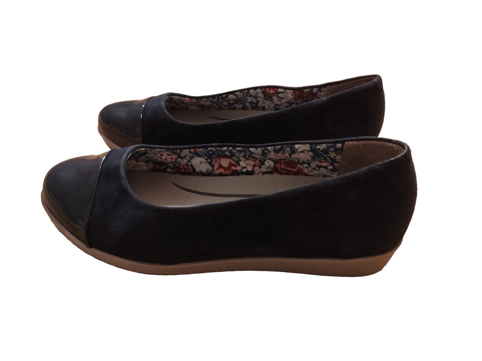 Hotter Ladies Shoes Size 5.5 Wide Fit Navy eBay