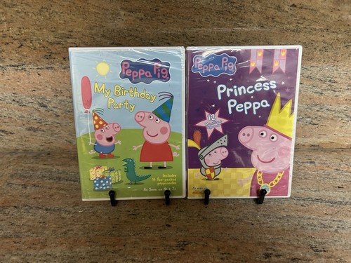 Peppa the Pig BUNDLE of TWO DVDs: My Birthday Party + Princess Peppa Nick Jr NEW - Picture 1 of 2