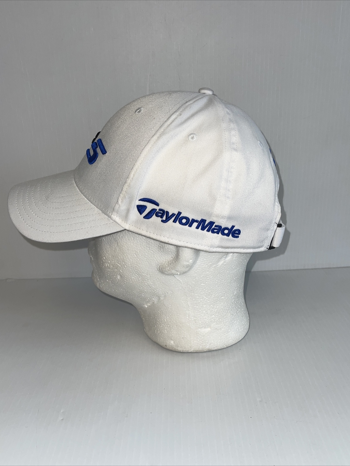 TaylorMade TP 5 White Baseball Hat Adjustable Closure… Gem