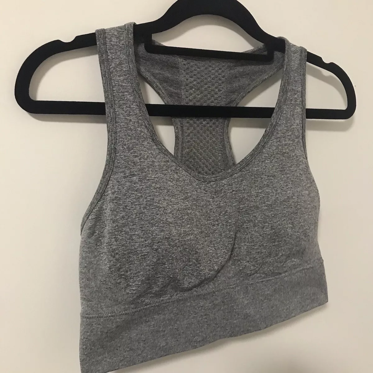 Anko Kmart Women's Grey Active Wear Sports Crop / Sports Bra Size 14 Like  New