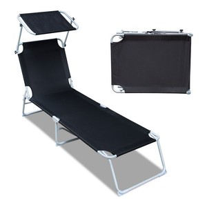 Sonnenliege Garten Freizeitliege Klappbar Gartenliege Sonnenschutz Gartenstuhl Ebay