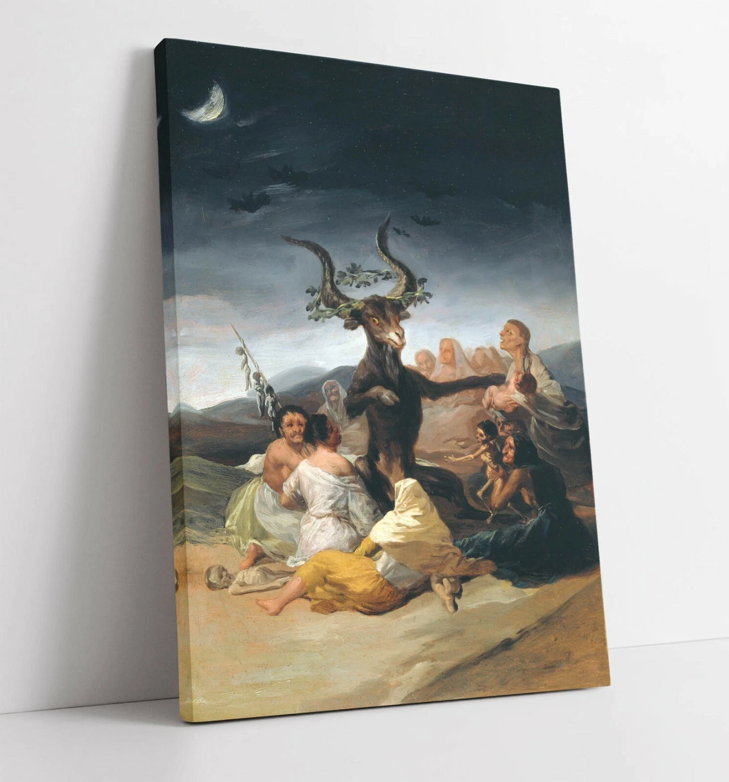 FRANCISCO GOYA, WITCHES SABBATH -CANVAS WALL ART PRINT ARTWORK FRAME HOME