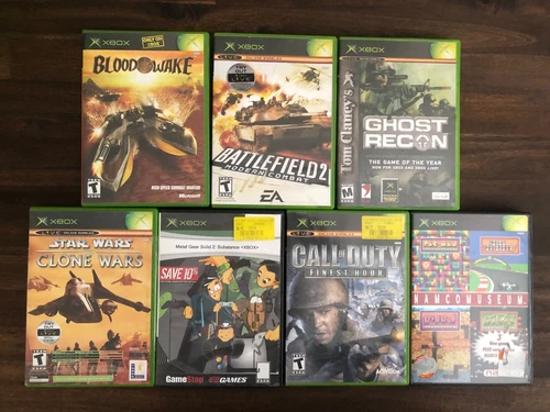 Original Xbox Games Lot Of 7- Nice Collection Of OG Xbox Games