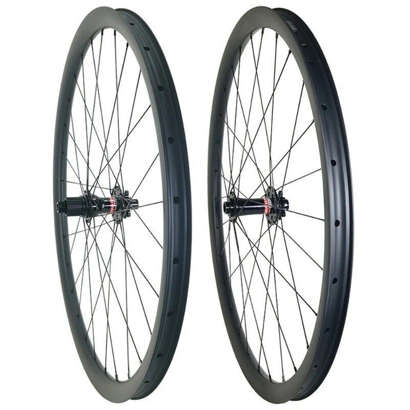 29er MTB Bicycle Carbon Wheels 30mm Wide Clincher Tubeless BOOST Wheelset