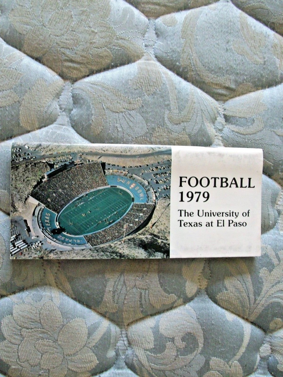 1979 UTEP MINERS FOOTBALL MEDIA GUIDE Yearbook TEXAS EL-PASO