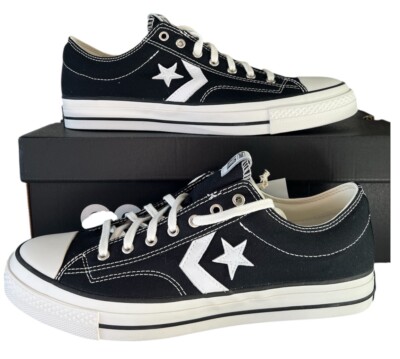 CONVERSE Star Player 76 LOW TOP Vintage Black / White (A01607C) - Men s 11.5