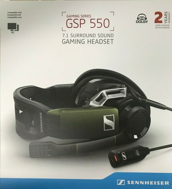 Sennheiser GSP 550 PC Gaming Headset Surround Sound for sale online | eBay
