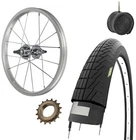 Rear Wheel 16X1.75 + Sprocket 16 Z + Tire 16X1.75 + Tube For Bike