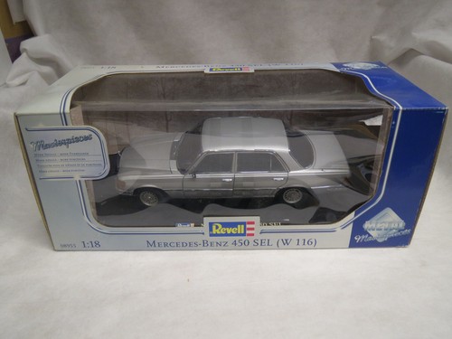 Mercedes Benz 450 SEL (W116); Silber; Revell, 1:18 - Bild 2 von 4