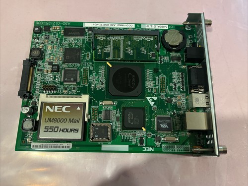 Tarjeta de buzón de voz NEC GCD-VM00 640074 con tarjeta flash de 550 horas 640837 *reacondicionada* - Imagen 4 de 5