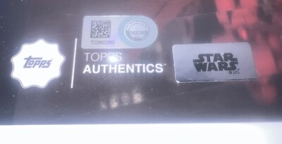 STAR WARS TOPPS AUTHENTICS SIGNED 8X10 PHOTO ADAM DRIVER - KYLO