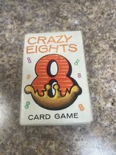 Vintage Crazy Eights 0.19 Mini Card Game Deck Whitman Publishing Circa 1950