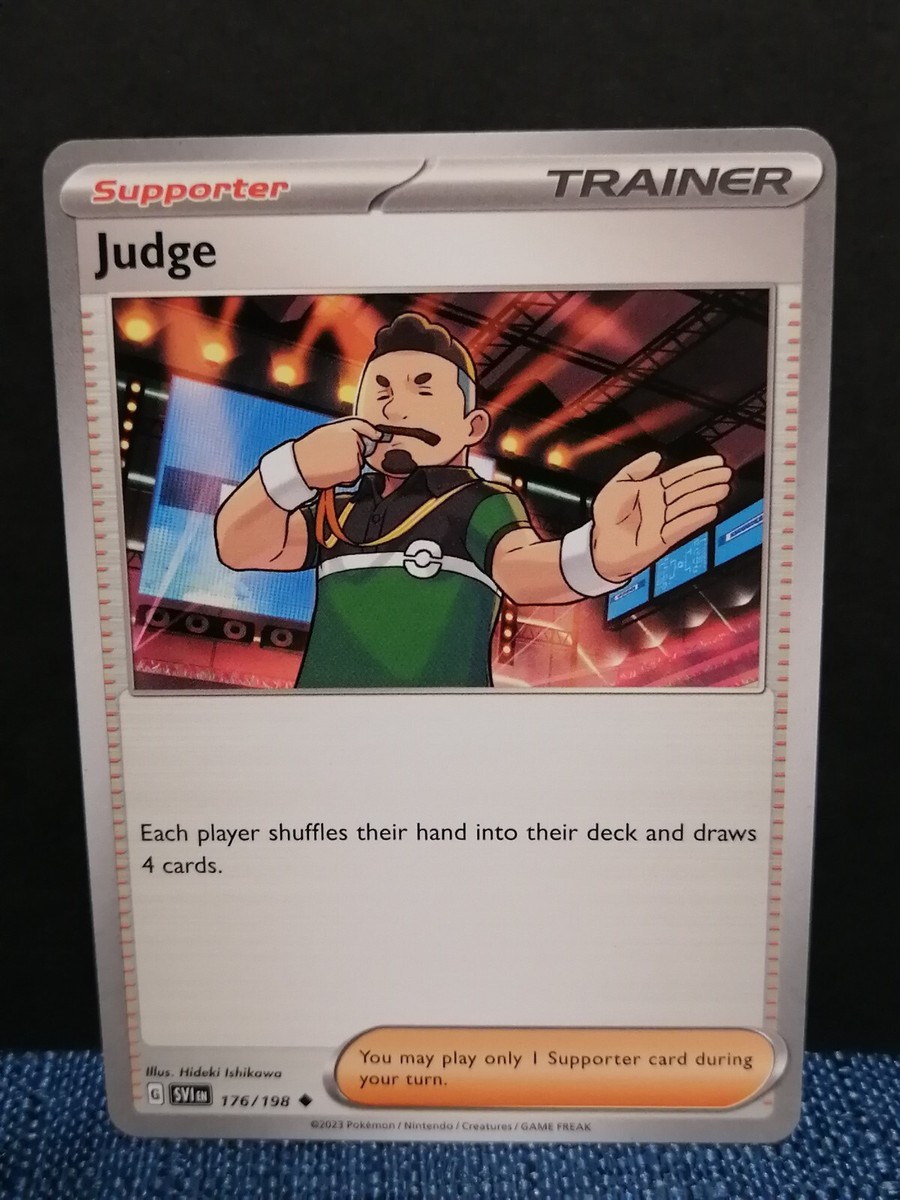 Judge Mint Uncommon Pokemon TCG card 176/198 SV01 Scarlet and Violet Support  | eBay