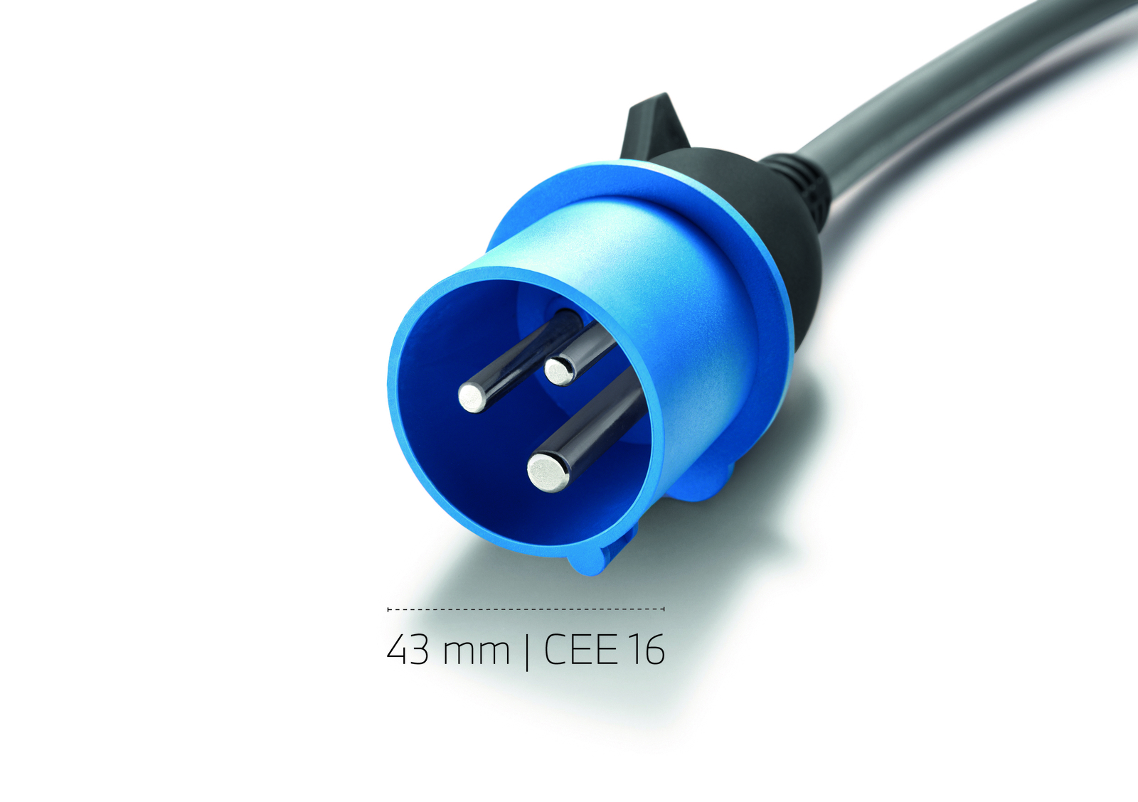 BMW Genuine Flexible Charging Cable Adapter Version 2.0 CEE Blue  