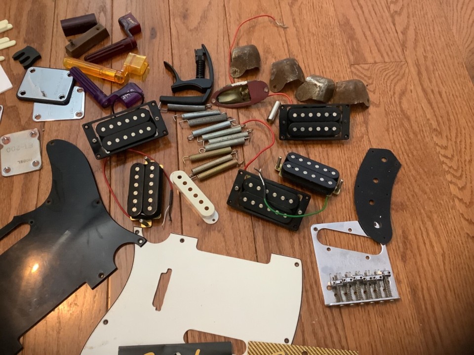 Vintage guitar parts lot eBay