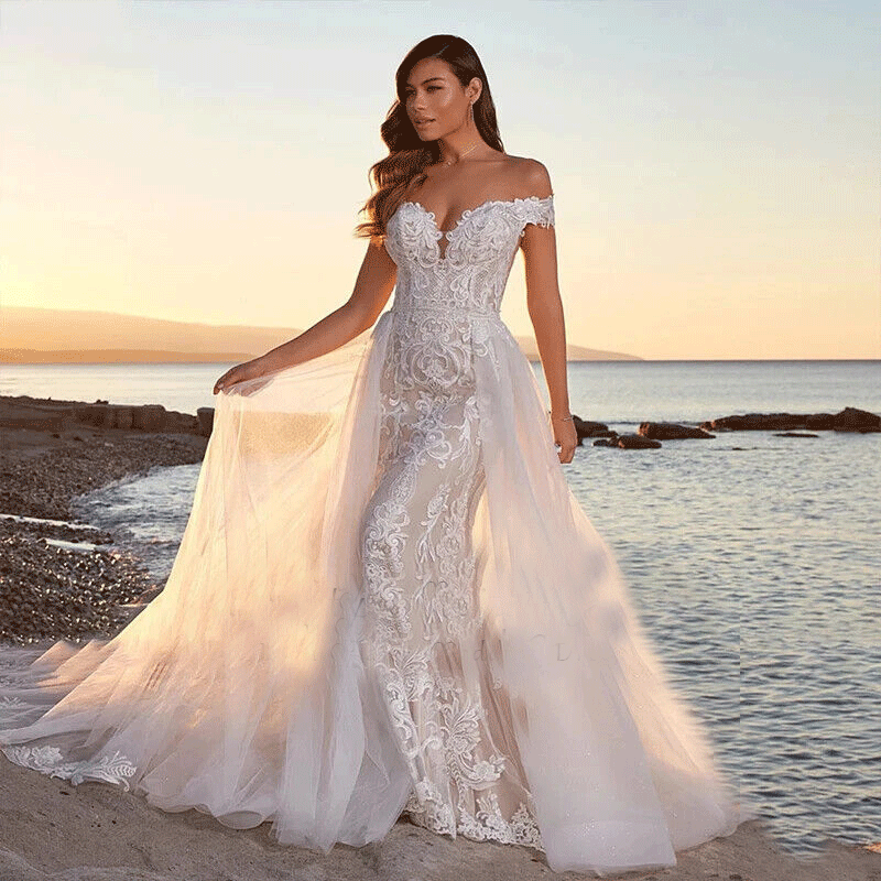 Wedding Gowns With Train A-Line Sleeveless Tulle Sweetheart Neck Bridal Gowns Wedding Gowns With Train A-Line Sleeveless Tulle Sweetheart Neck Bridal Gowns
