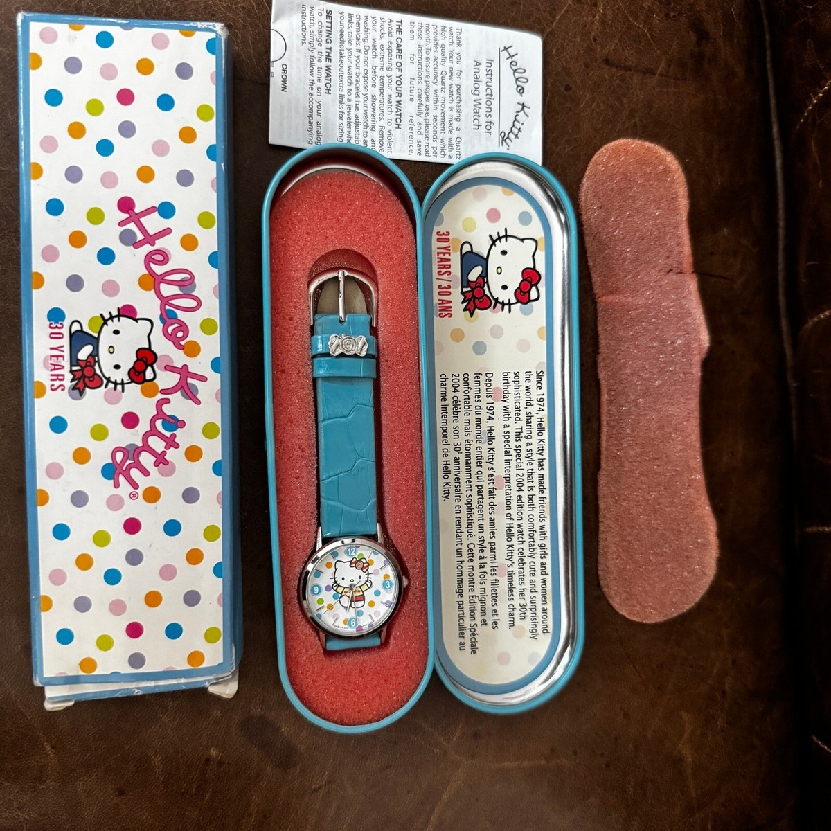 Vintage Hello Kitty 2004 30th Anniversary Watch New in box
