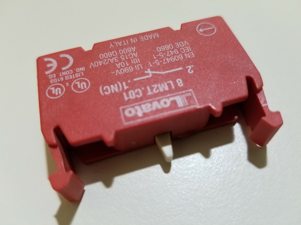 Lovato 8LM2T.C01 Contact Block | eBay