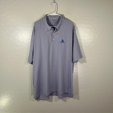 Peter Millar Summer Comfort Golf Polo Shirt Mens XXL Blue Purple Striped Stretch