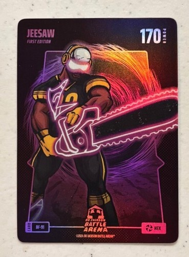 2024 Bo Jackson Battle Arena Najee Harris JEESAW HEX PINK Battlefoil BF-91