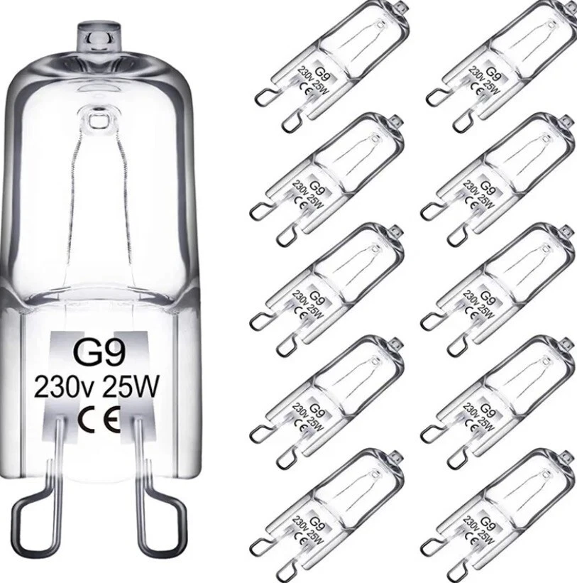 G9 Halogen Bulb 25W/28W Warm White Filament Lamp Replace Led Bulbs 10-20 Pack - Image 3 of 4