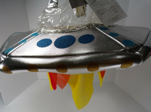 Pottery Barn Kids 3D Light Up UFO Flying Saucer Costume Medium 4-6 Years #210 - Picture 6 of 14