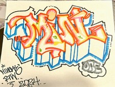Min One 2024. RTW STYLE WARS NYC GRAFFITI LEGEND