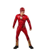 The Flash Halloween Costume Muscle-Chest Boys - L 10/12 - Brand New