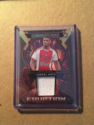 2023-24 Panini Obsidian Soccer JORREL HATO RC /99 eruption #ER-JH AFC Ajax