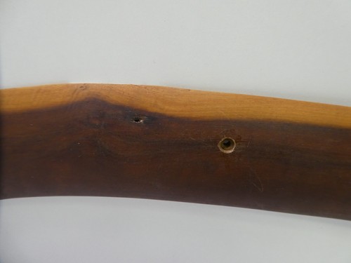 OLD AUSTRALIAN MULGA HARDWOOD TIMBER ABORIGINAL BOOMERANG HAND MADE - Picture 2 of 6