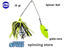 SPINNER BAIT  ILBA GIALLO FLUO 15 GRAMMI A 1 PALETTA  GIALLA SPINNING LUCCIO