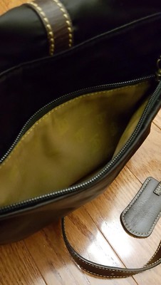 TOPKAPI VACCHETTA Medium Classic Nylon DARK BROWN Crossbody