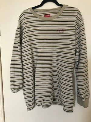 supreme micro stripe tee