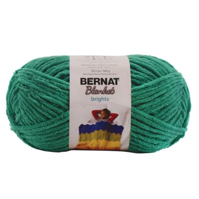 Bernat Go Go Green Super Bulky Chenille Yarn 300G 220Yds Machine Washable