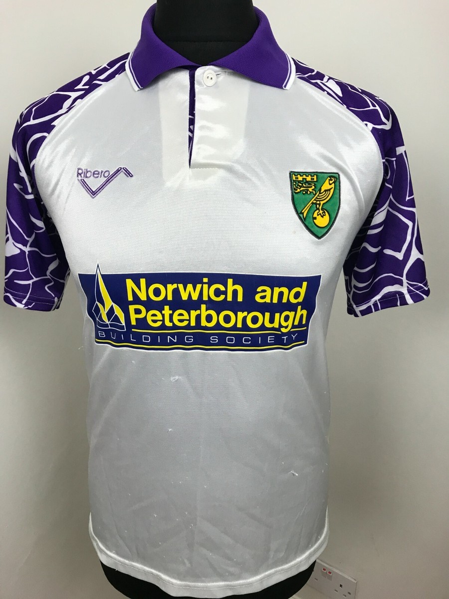 Norwich City football shirt Away 1992-1994 Ribero Soccer Jersey