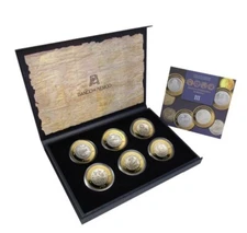 2013 Mexico 6 Coin Silver Numismatic Heritage Series III Set